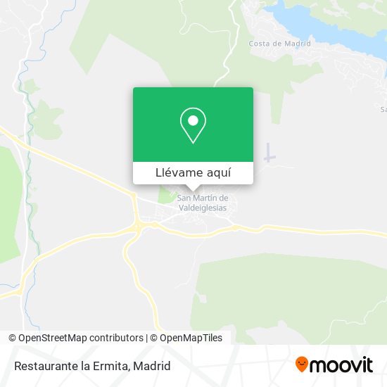 Mapa Restaurante la Ermita