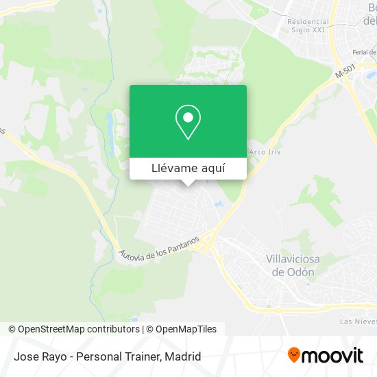 Mapa Jose Rayo - Personal Trainer
