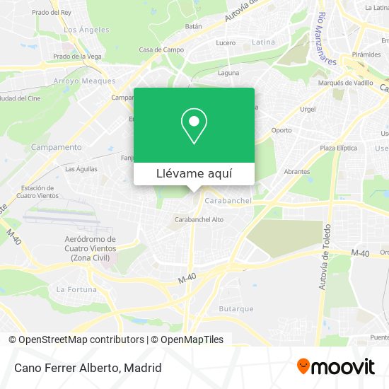 Mapa Cano Ferrer Alberto