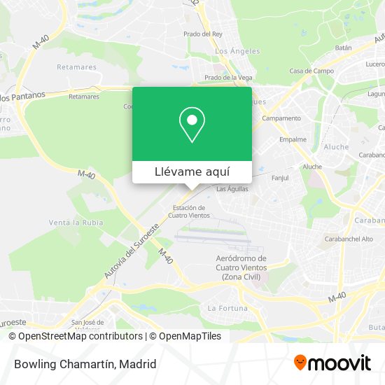 Mapa Bowling Chamartín