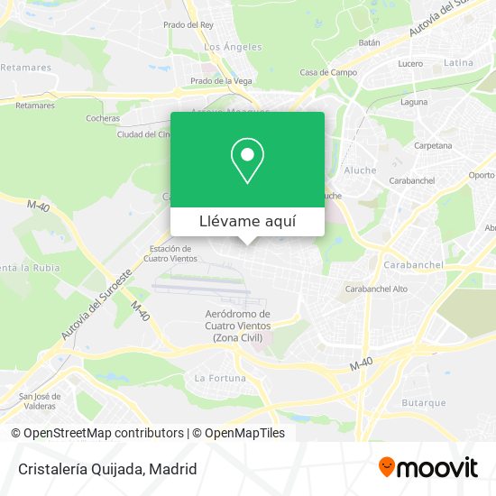 Mapa Cristalería Quijada
