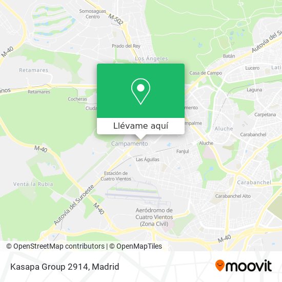 Mapa Kasapa Group 2914