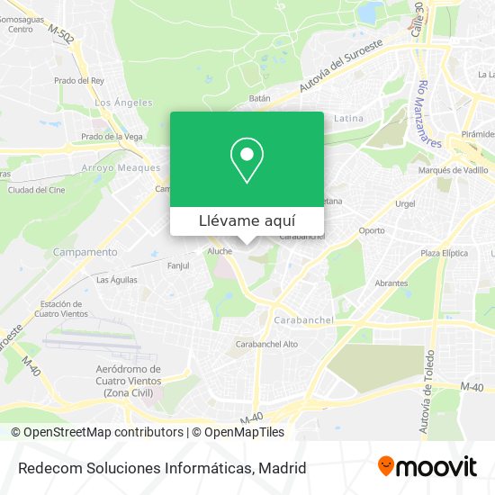 Mapa Redecom Soluciones Informáticas