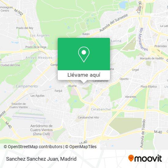Mapa Sanchez Sanchez Juan