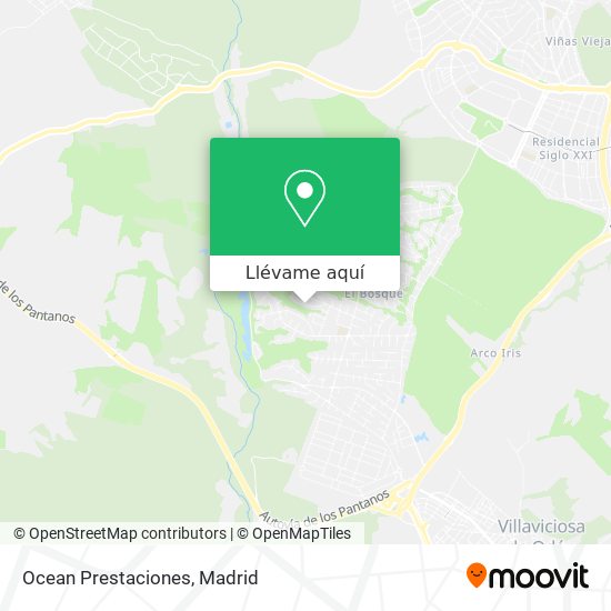 Mapa Ocean Prestaciones