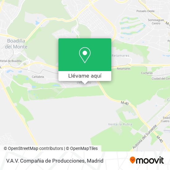 Mapa V.A.V. Compañia de Producciones