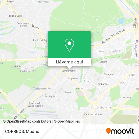 Mapa CORREOS