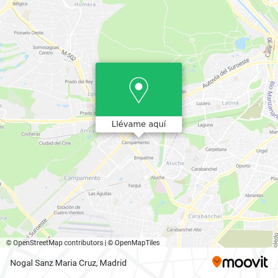 Mapa Nogal Sanz Maria Cruz