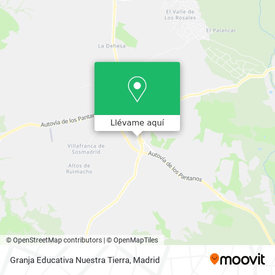 Mapa Granja Educativa Nuestra Tierra