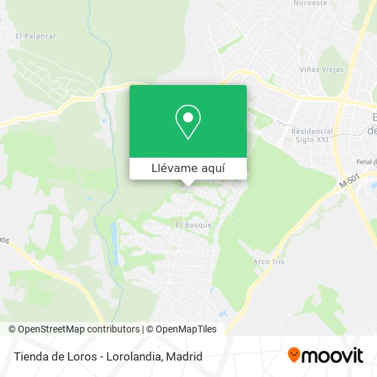 Mapa Tienda de Loros - Lorolandia