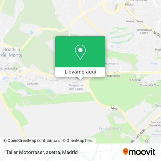 Mapa Taller Motorraser, asetra