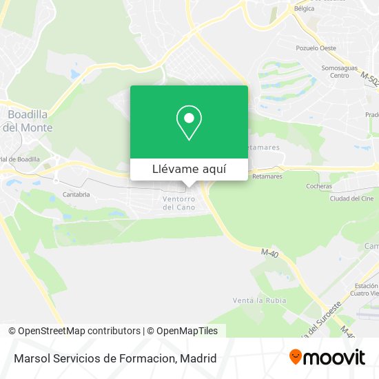 Mapa Marsol Servicios de Formacion