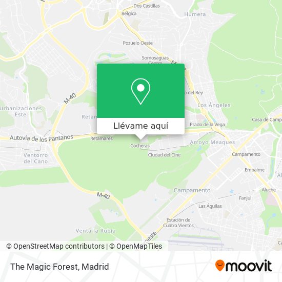 Mapa The Magic Forest