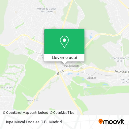 Mapa Jepe Meval Locales C.B.