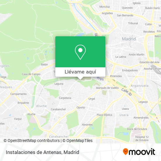 Mapa Instalaciones de Antenas