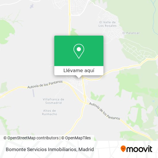 Mapa Bomonte Servicios Inmobiliarios