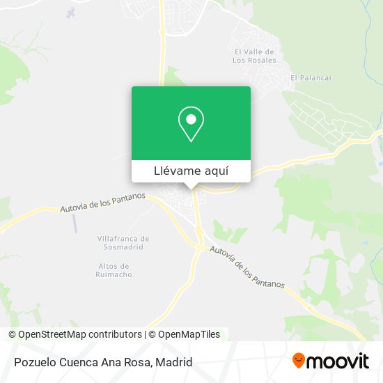 Mapa Pozuelo Cuenca Ana Rosa