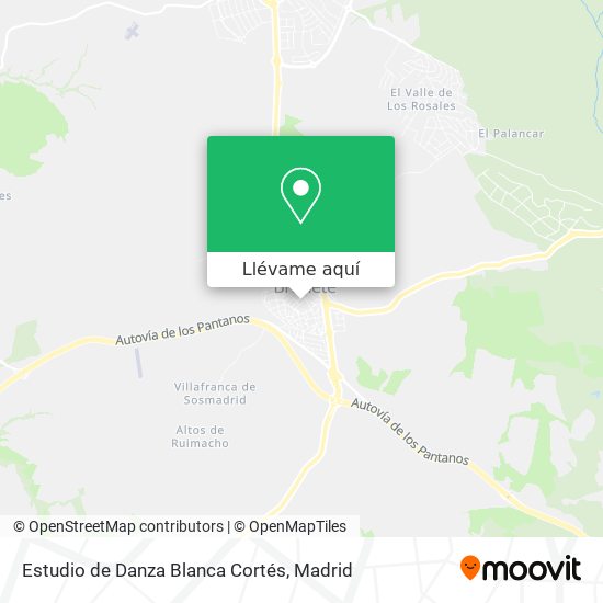 Mapa Estudio de Danza Blanca Cortés