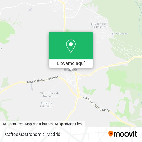 Mapa Caffee Gastronomia