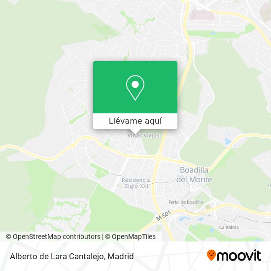 Mapa Alberto de Lara Cantalejo