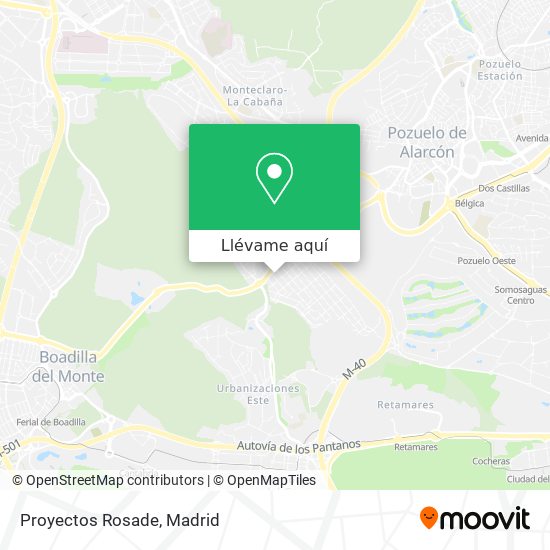 Mapa Proyectos Rosade