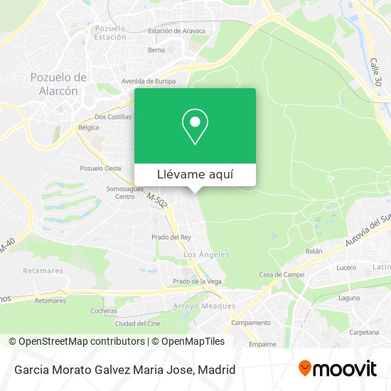 Mapa Garcia Morato Galvez Maria Jose