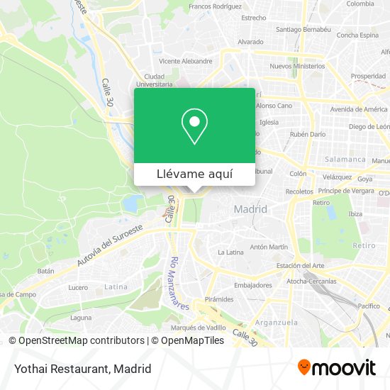Mapa Yothai Restaurant