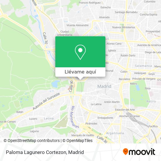 Mapa Paloma Lagunero Cortezon