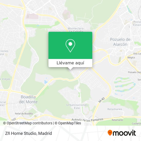 Mapa Zñ Home Studio