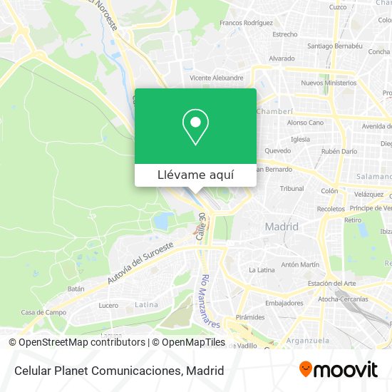 Mapa Celular Planet Comunicaciones