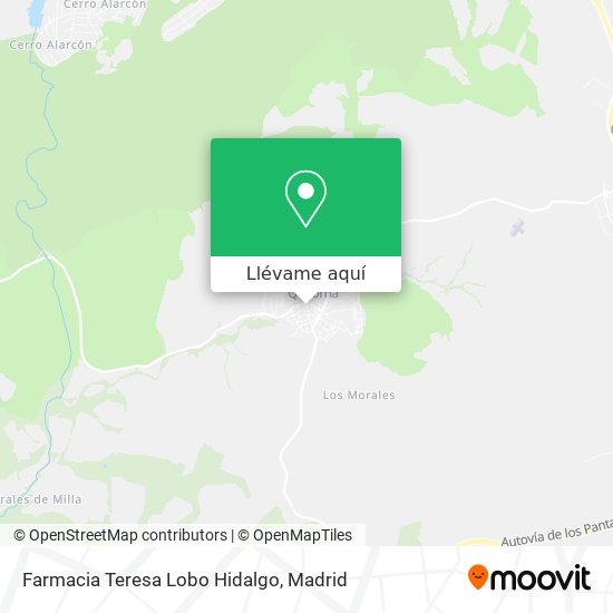 Mapa Farmacia Teresa Lobo Hidalgo