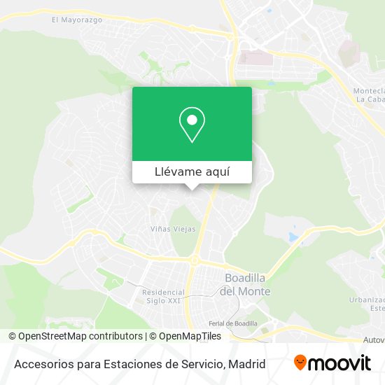 Mapa Accesorios para Estaciones de Servicio