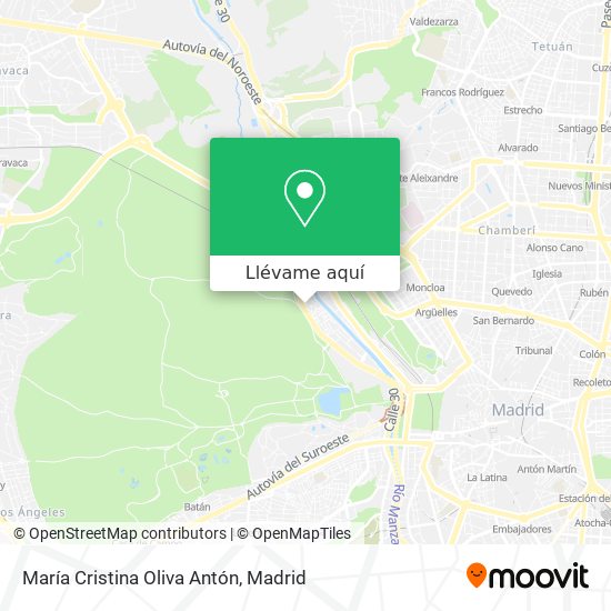 Mapa María Cristina Oliva Antón