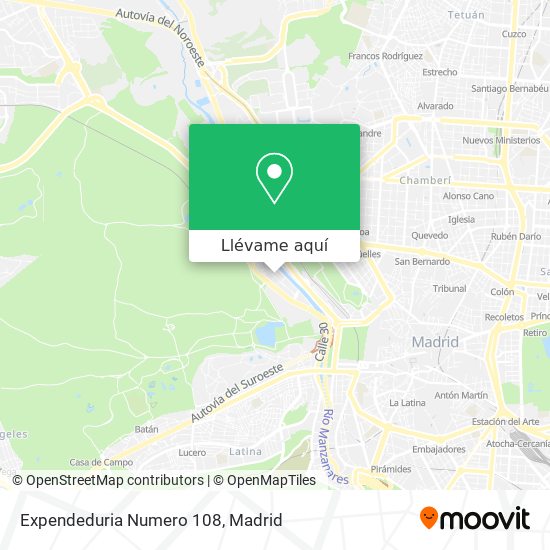 Mapa Expendeduria Numero 108