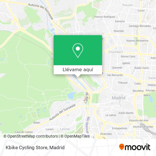 Mapa Kbike Cycling Store
