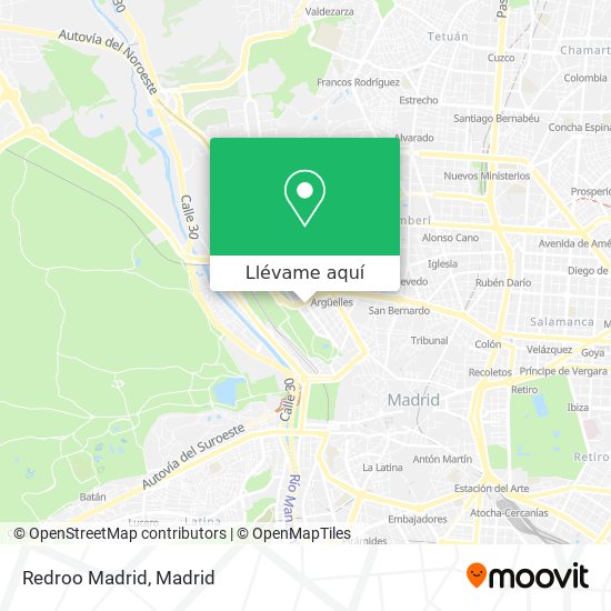 Mapa Redroo Madrid