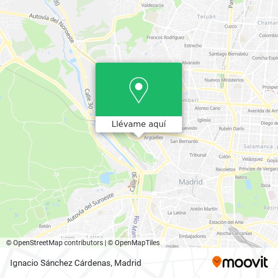 Mapa Ignacio Sánchez Cárdenas