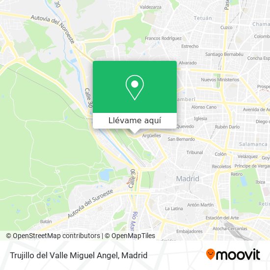 Mapa Trujillo del Valle Miguel Angel