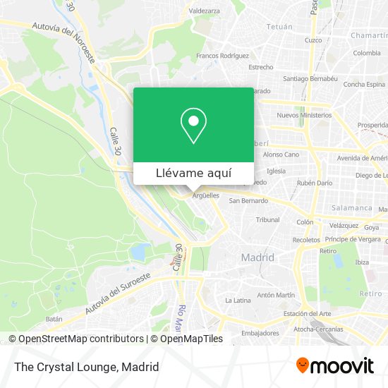 Mapa The Crystal Lounge