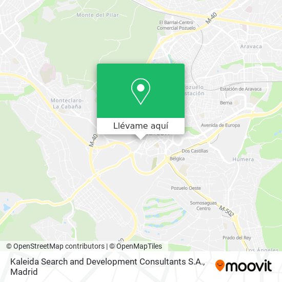 Mapa Kaleida Search and Development Consultants S.A.