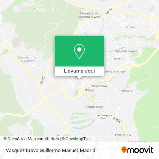 Mapa Vasquez Bravo Guillermo Manuel