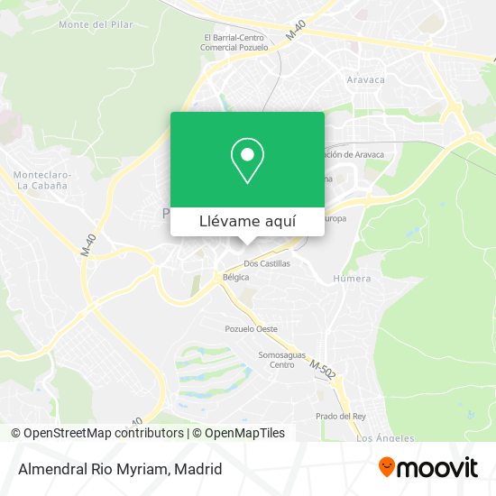 Mapa Almendral Rio Myriam