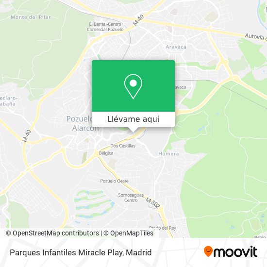 Mapa Parques Infantiles Miracle Play