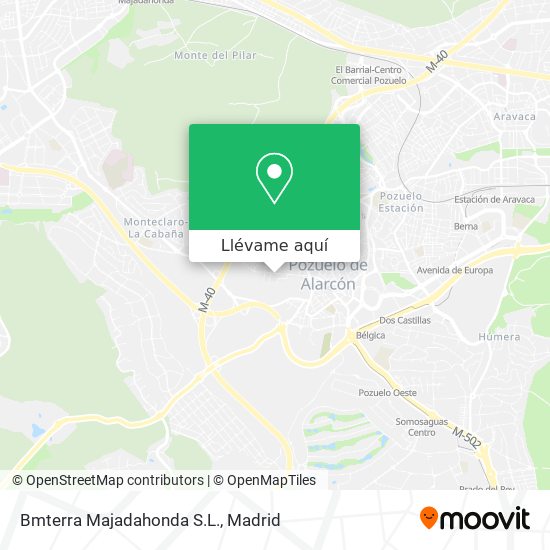 Mapa Bmterra Majadahonda S.L.