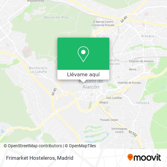 Mapa Frimarket Hosteleros