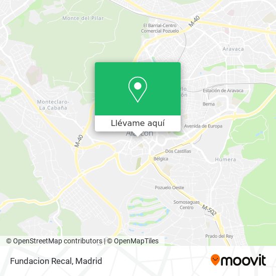 Mapa Fundacion Recal