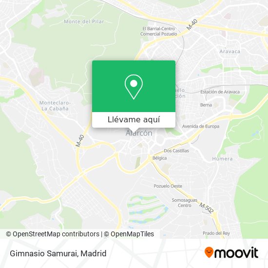 Mapa Gimnasio Samurai