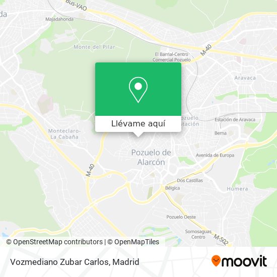 Mapa Vozmediano Zubar Carlos