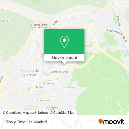 Mapa Flins y Piniculas