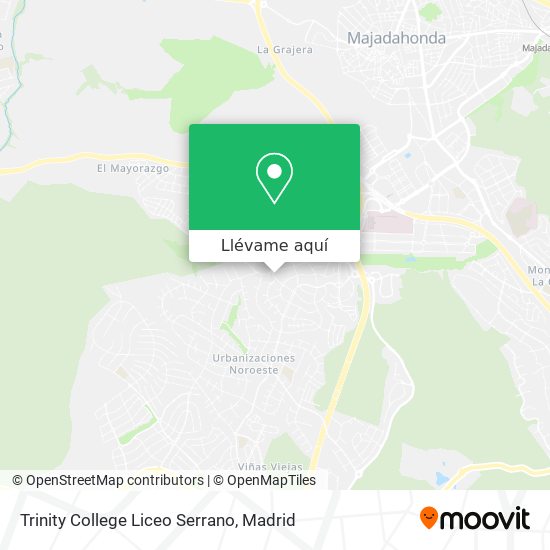 Mapa Trinity College Liceo Serrano